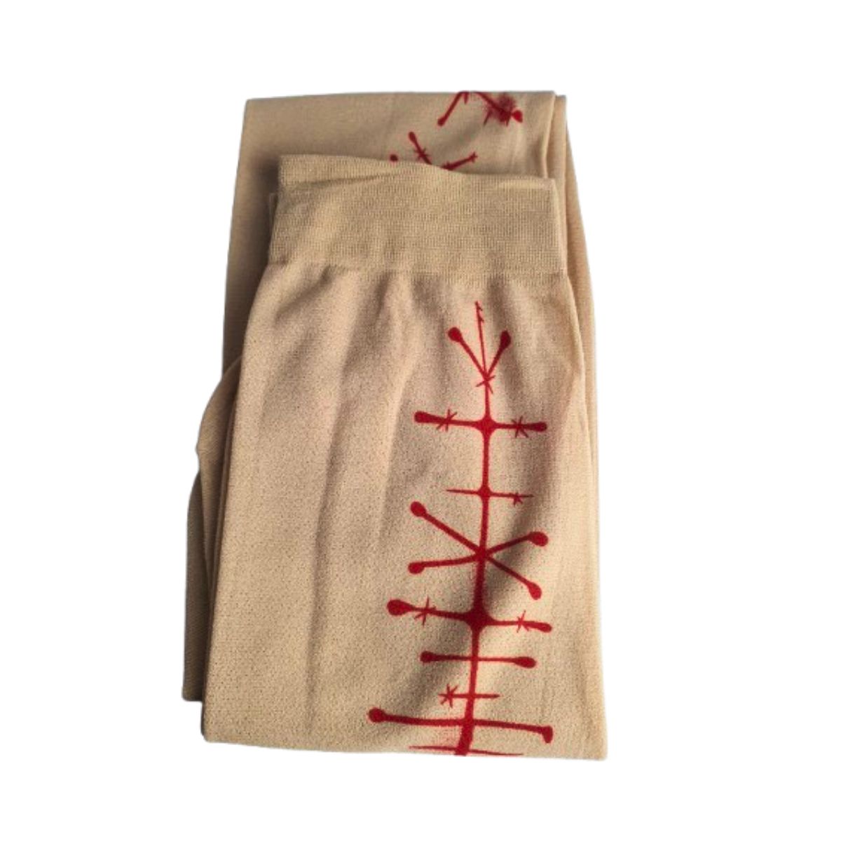 Meia Calça 5/8 Fantasia Cosplay Halloween Cicatriz Meia Calça 5/8 Fantasia Cosplay Halloween Cicatriz